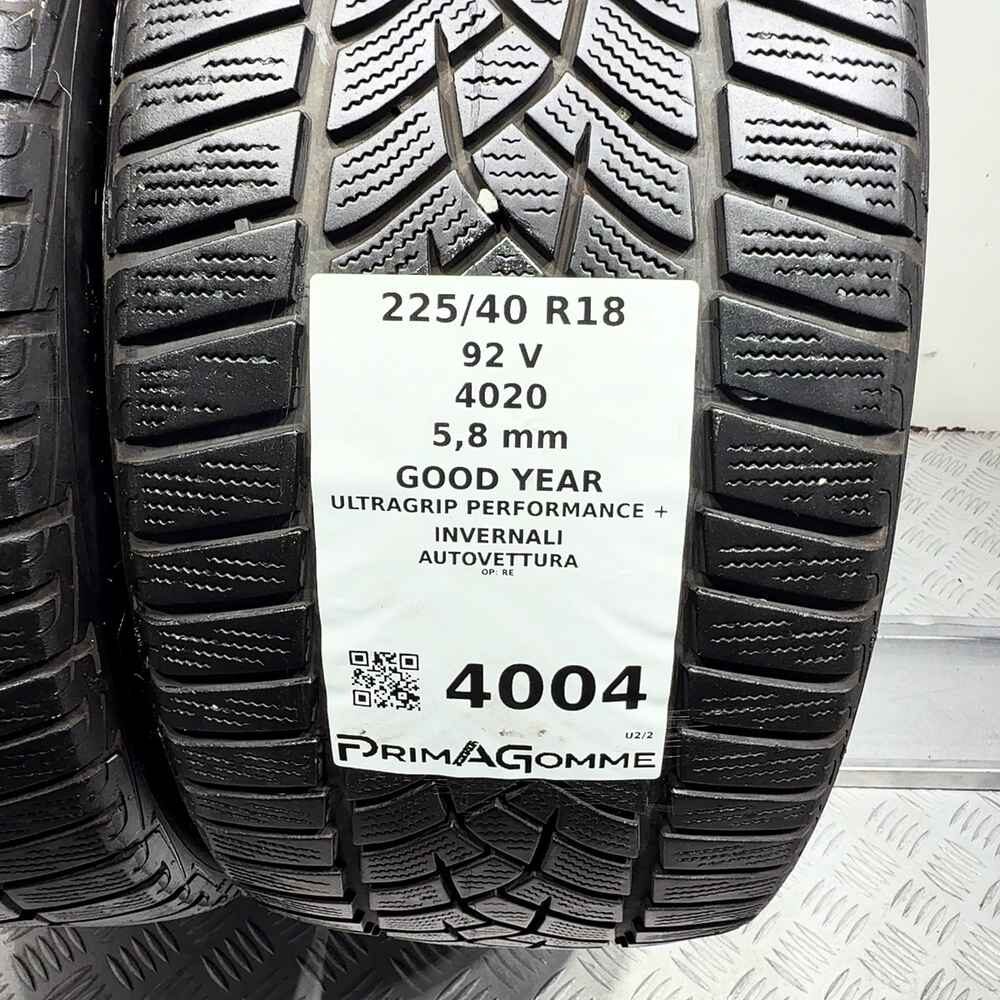 Gomme Usate 225 40 R18 92V GoodYear Ultragrip Performance + 83% Invernali - immagine 3
