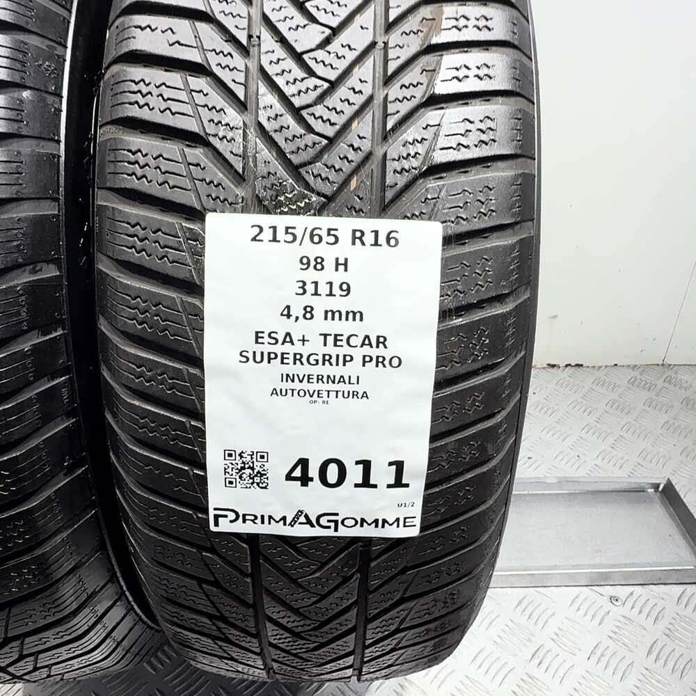 Gomme Usate 215 65 R16 98H Esa+ Tecar Supergrip Pro Invernali - immagine 3