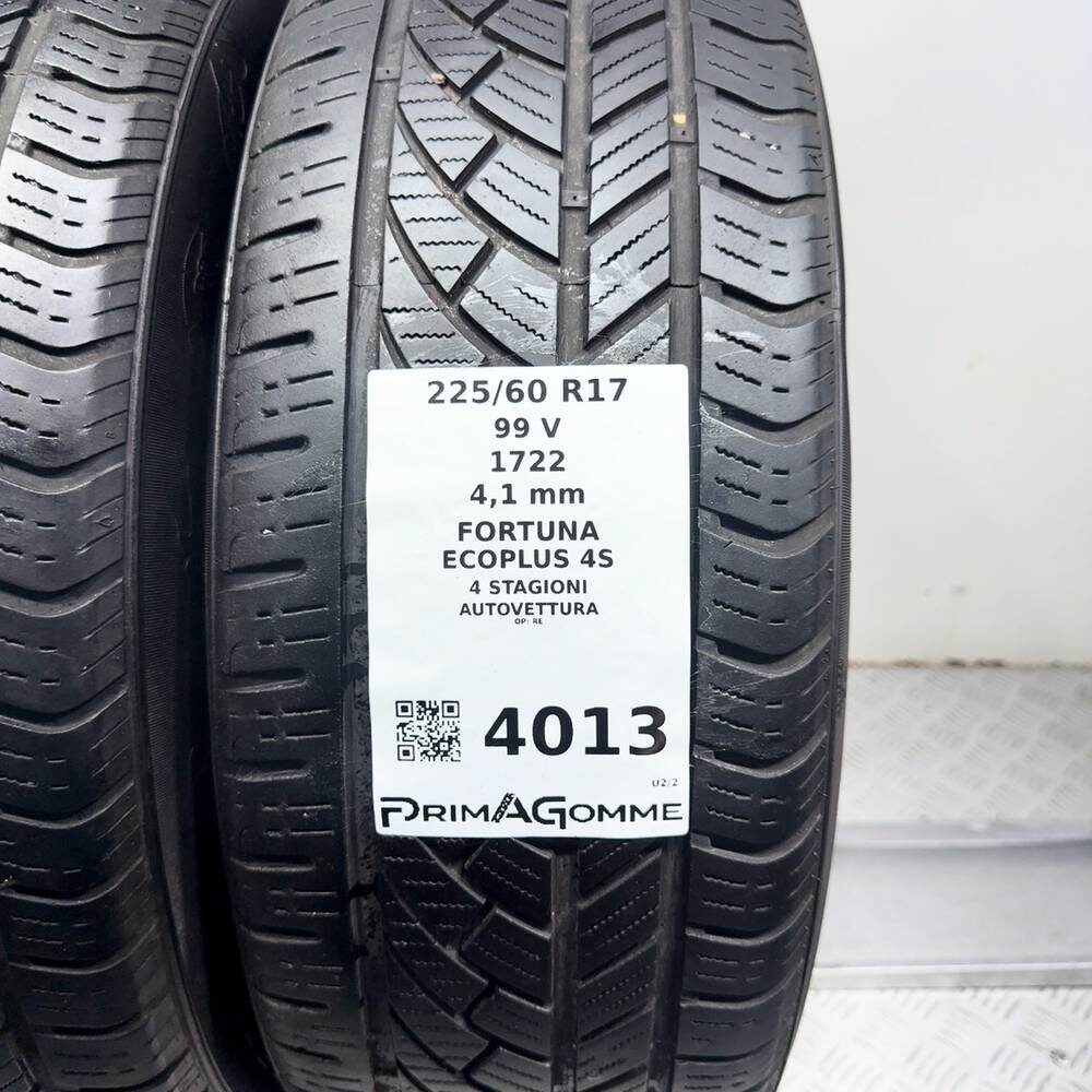 Gomme Usate 225 60 R17 99V Fortuna Ecoplus 4S 4 Stagioni - immagine 3