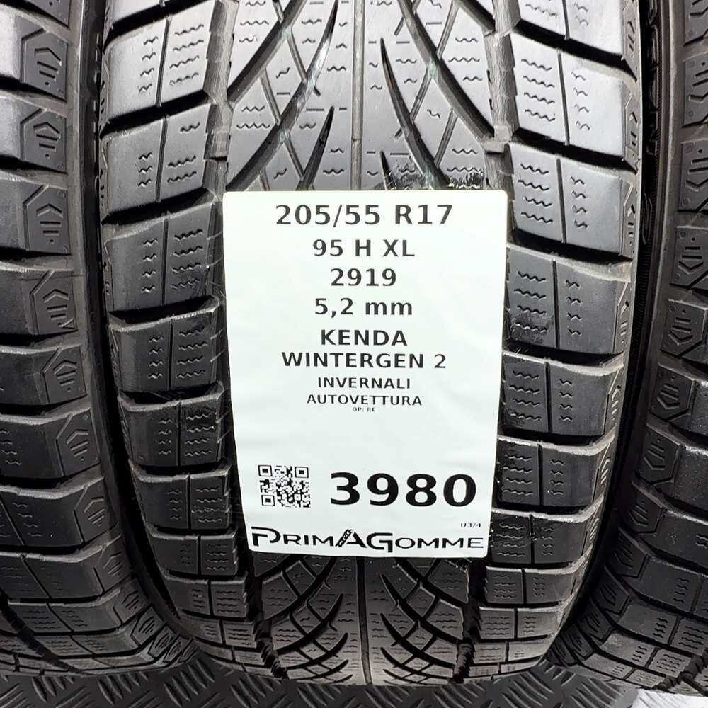 Gomme Usate 205 55 R17 95H XL Kenda Wintergen 2 74% Invernali - immagine 3