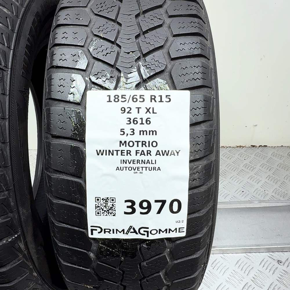 Gomme Usate 185 65 R15 XL 92T Motrio Winter Far Away 76% Invernali - immagine 3