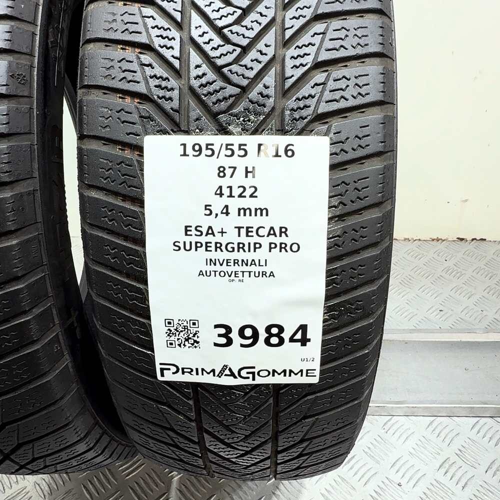 Gomme Usate 195 55 R16 87H Esa+ Tecar Supergrip Pro 77% Invernali - immagine 3