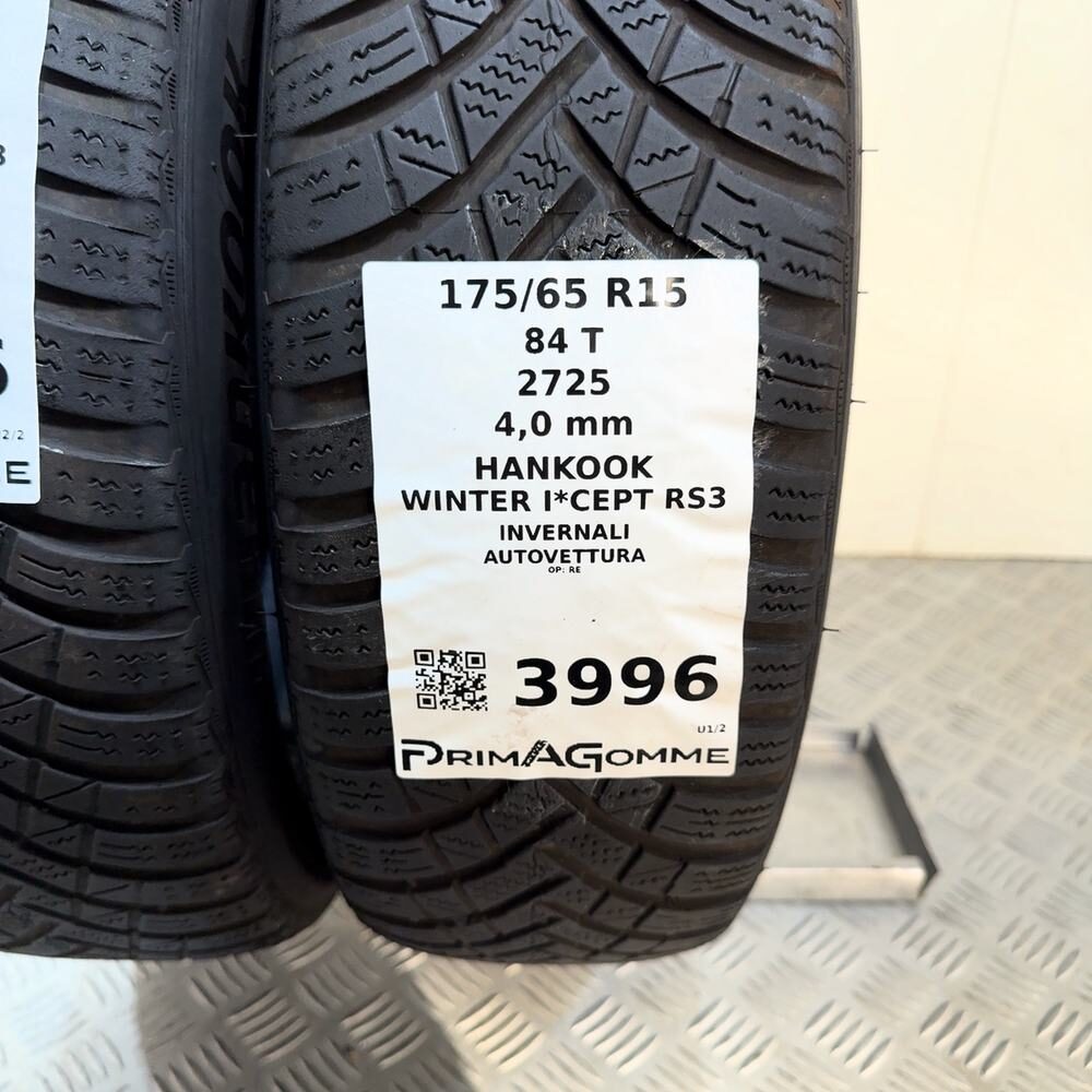 Gomme Usate 175 65 R15 84T Hankook Winter I*Cept RS3 Invernali - immagine 3