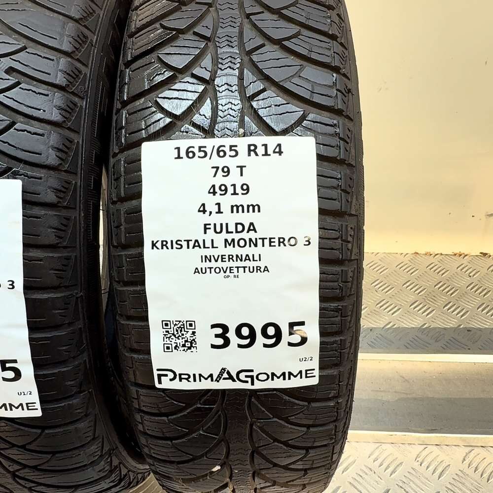 Gomme Usate 165 65 R14 79T Fulda Kristall Montero 3 Invernali - immagine 3