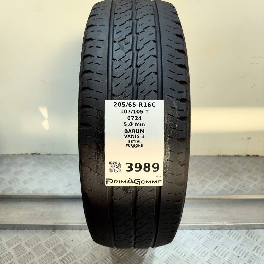 Gomma Usata 205 65 R16C 107/105T Barum Vanis 3 71% Estivo - immagine 3