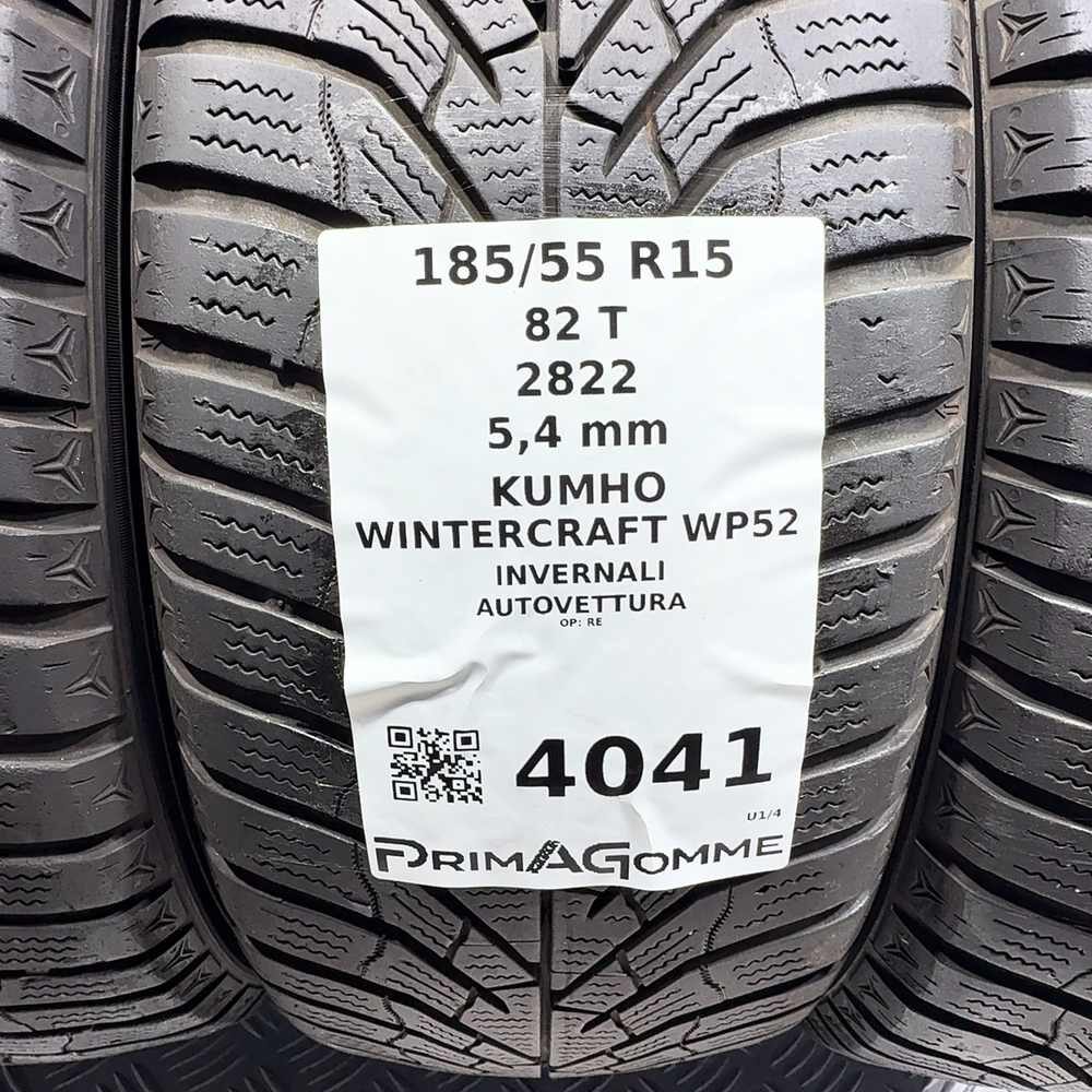 Gomme Usate 185 55 R15 82T Kumho Wintercraft WP52 77% Invernali - immagine 3