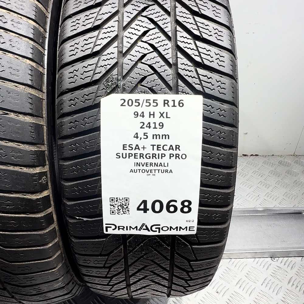 Gomme Usate 205 55 R16 XL 94H Esa+ Tecar Supergrip Pro Invernali - immagine 3
