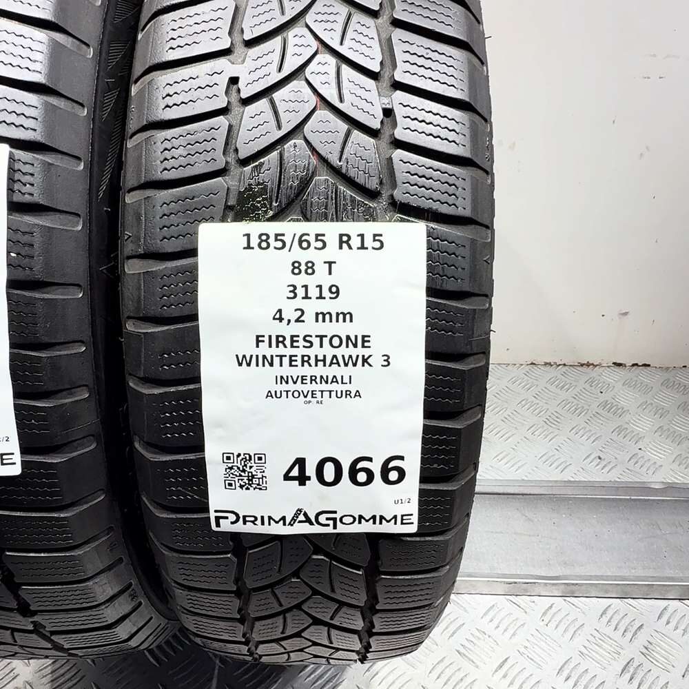 Gomme Usate 185 65 R15 88T Firestone Winterhawk 3 Invernali - immagine 3