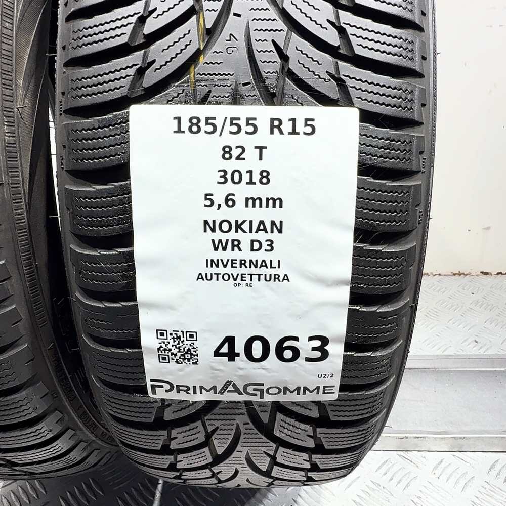 Gomme Usate 185 55 R15 82T Nokian WR D3 80% Invernali - immagine 3