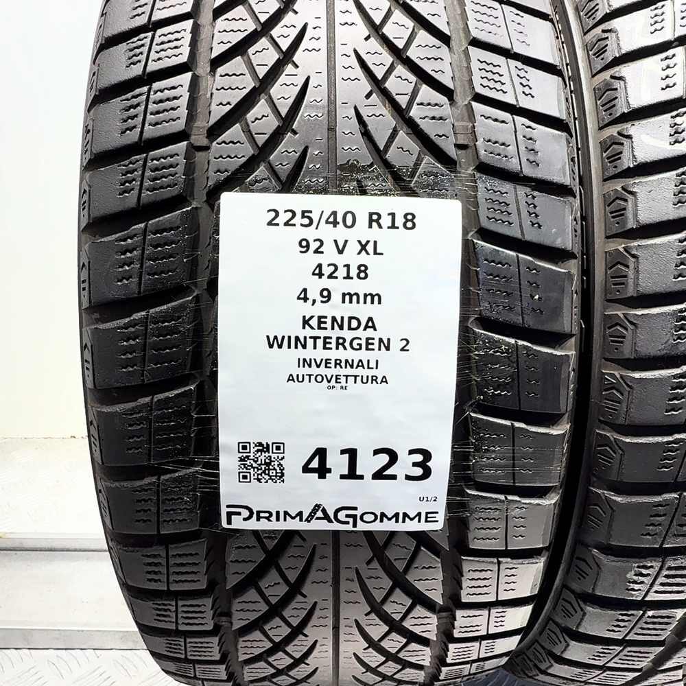 Gomme Usate 225 40 R18 92V XL Kenda Wintergen 2 Invernali - immagine 3