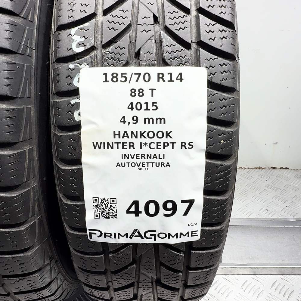 Gomme Usate 185 70 R14 88T Hankook Winter I*Cept RS Invernali - immagine 3