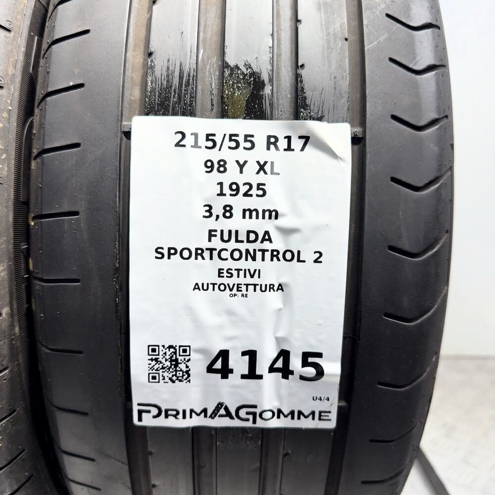 Gomme Usate 215 55 R17 XL 98Y Fulda Sportcontrol 2 Estive - immagine 3
