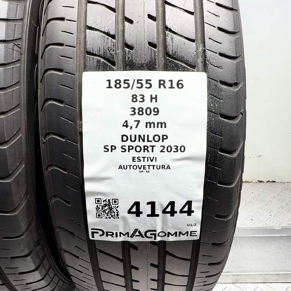 Gomme Usate 185 55 R16 83H Dunlop SP Sport 2030 Estive - immagine 3