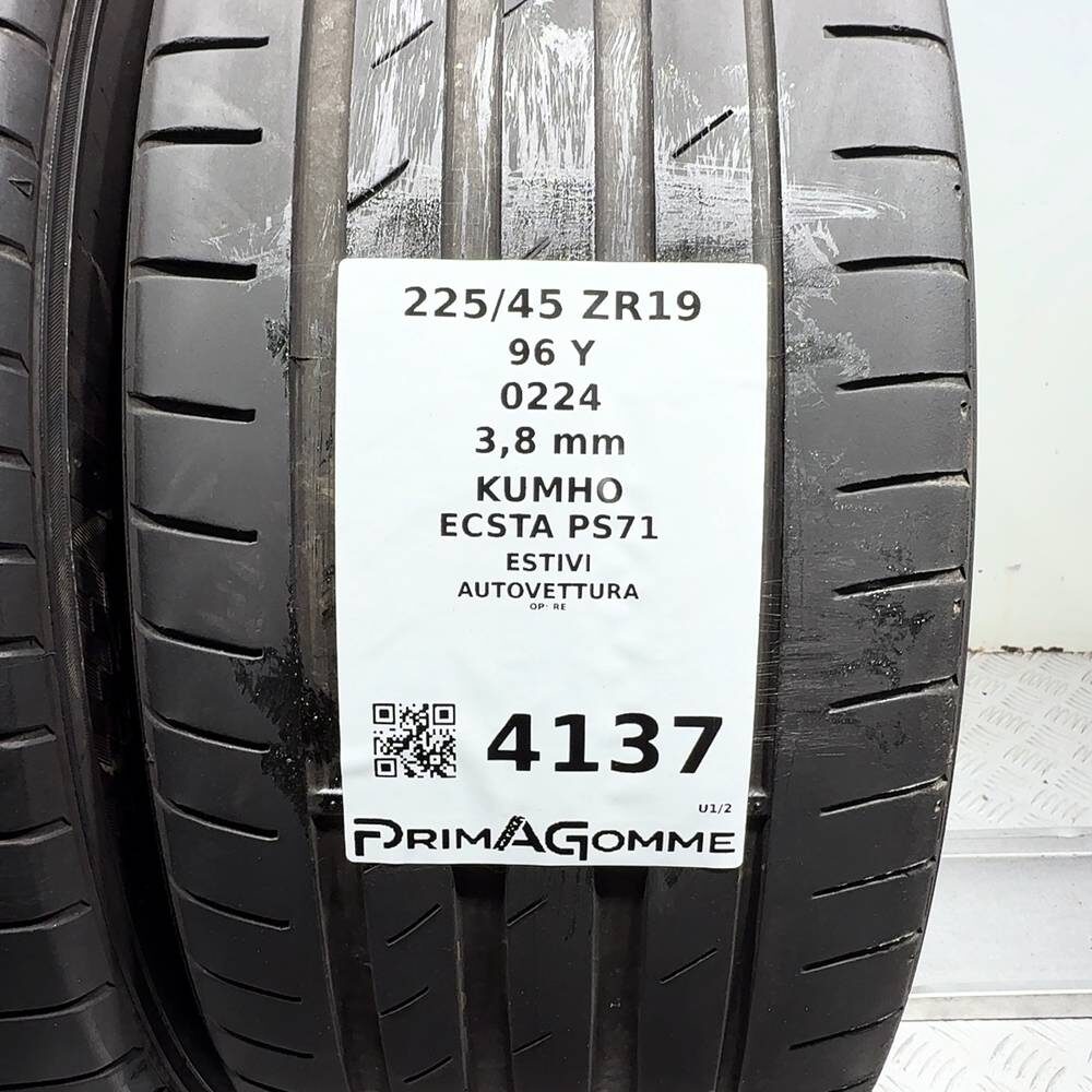 Gomme Usate 225 45 ZR19 96Y Kumho Ecsta PS71 Estive - immagine 3