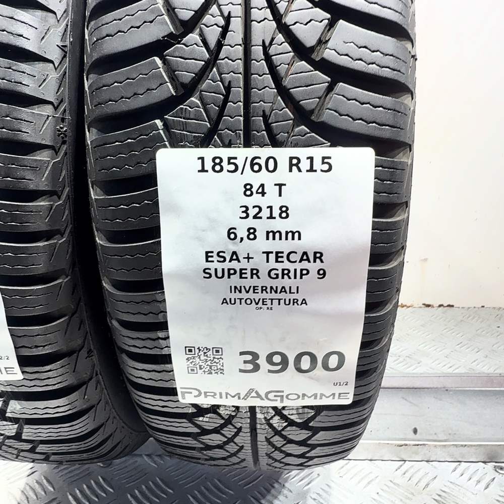 Gomme Usate 185 60 R15 84T Esa+ Tecar Super Grip 9 97% Invernali - immagine 3