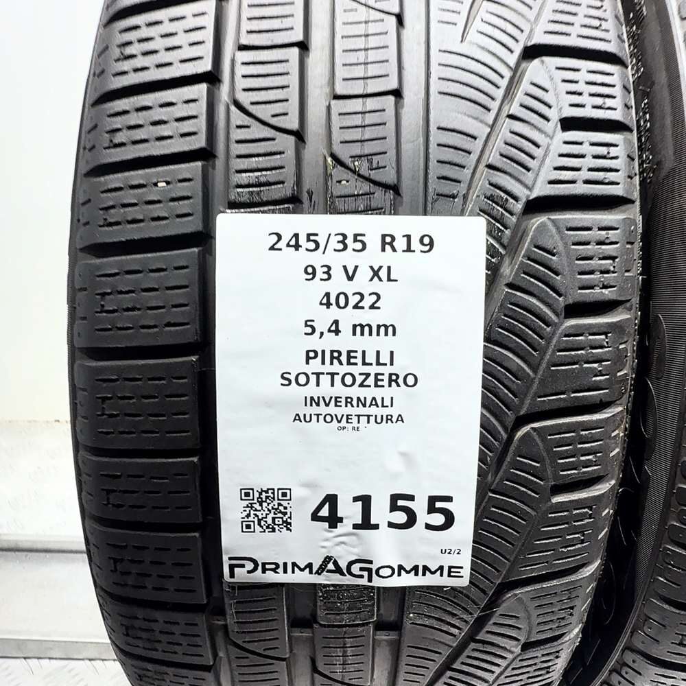Gomme Usate 245 35 R19 93V XL Pirelli Sottozero 77% Invernali - immagine 3