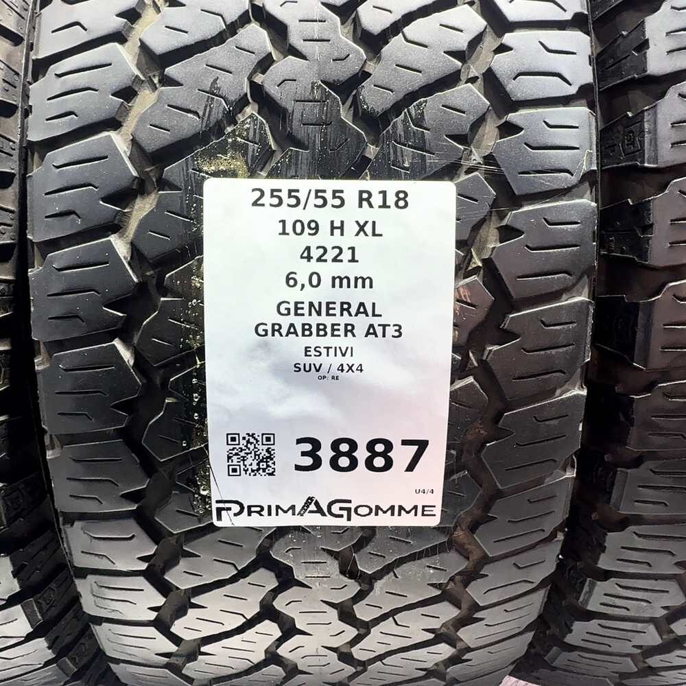 Gomme Usate 255 55 R18 XL 109H General Grabber AT3 86% Estive - immagine 3