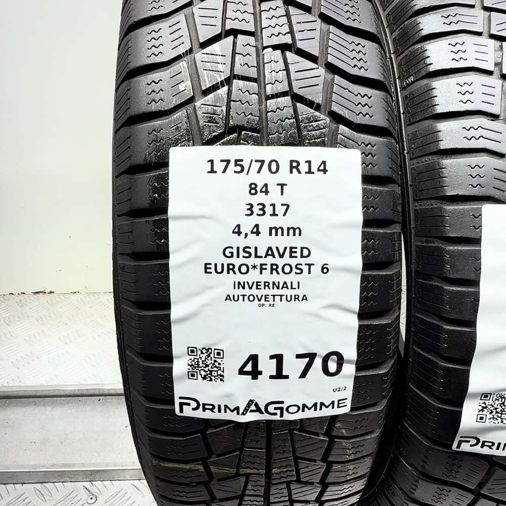 Gomme Usate 175 70 R14 84T Gislaved Euro*Frost 6 Invernali - immagine 3