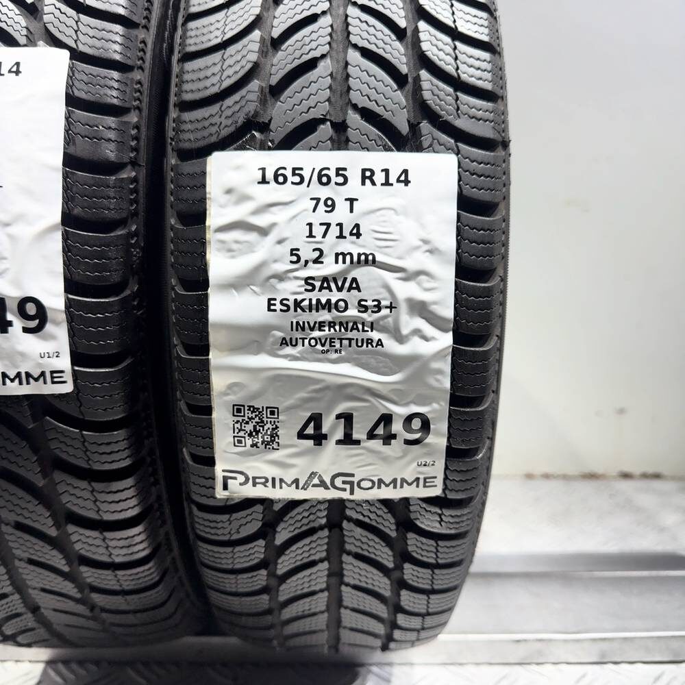 Gomme Usate 165 65 R14 79T Sava Eskimo S3+ 74% Invernali - immagine 3