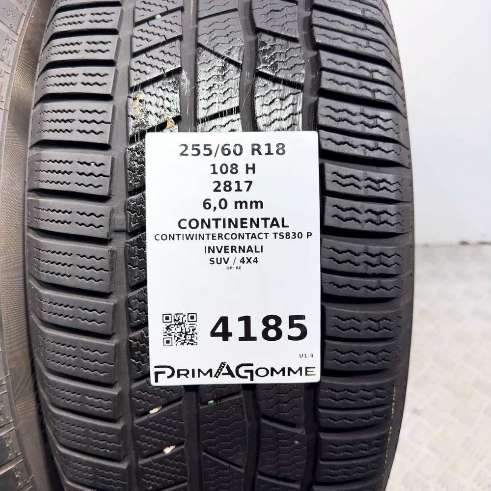 Gomme Usate 255 60 R18 108H Continental Contiwintercontact TS830 P 86% Invernali - immagine 3