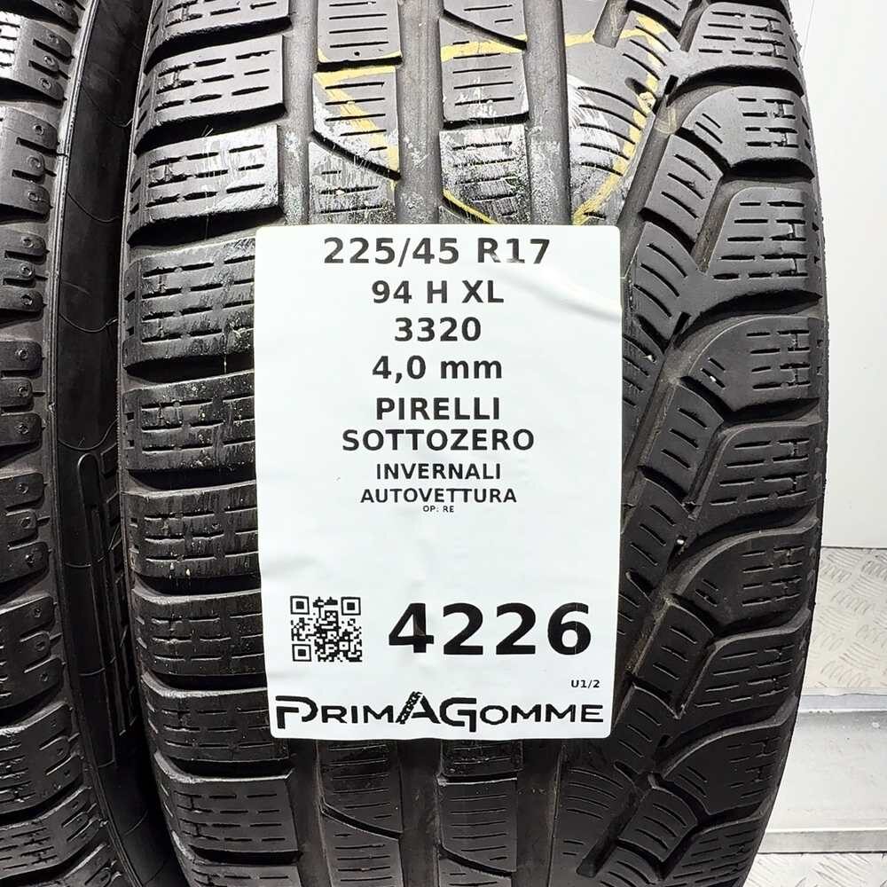 Gomme Usate 225 45 R17 XL 94H Pirelli Sottozero Invernali - immagine 3