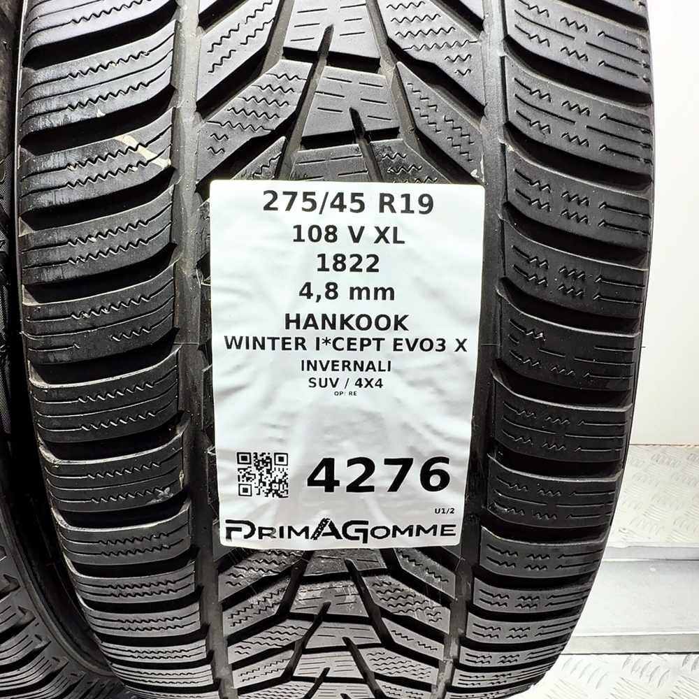 Gomme Usate 275 45 R19 108V XL Hankook Winter I*Cept Evo3 X Invernali - immagine 3