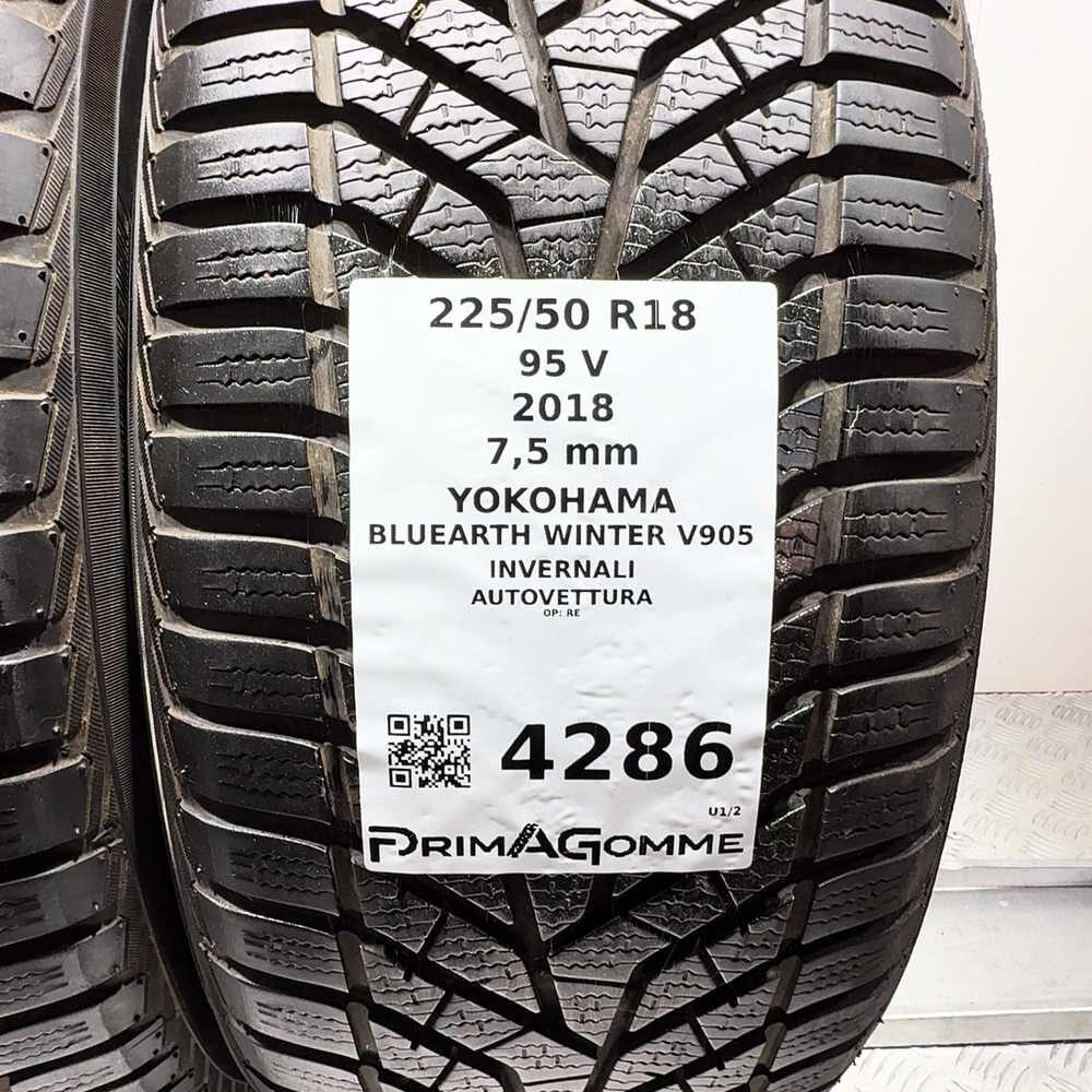 Gomme Usate 225 50 R18 95V Yokohama Bluearth Winter V905 98% Invernali - immagine 3