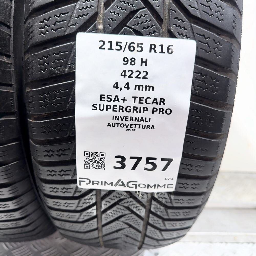 Gomme Usate 215 65 R16 98H Esa+ Tecar Supergrip Pro Invernali - immagine 3