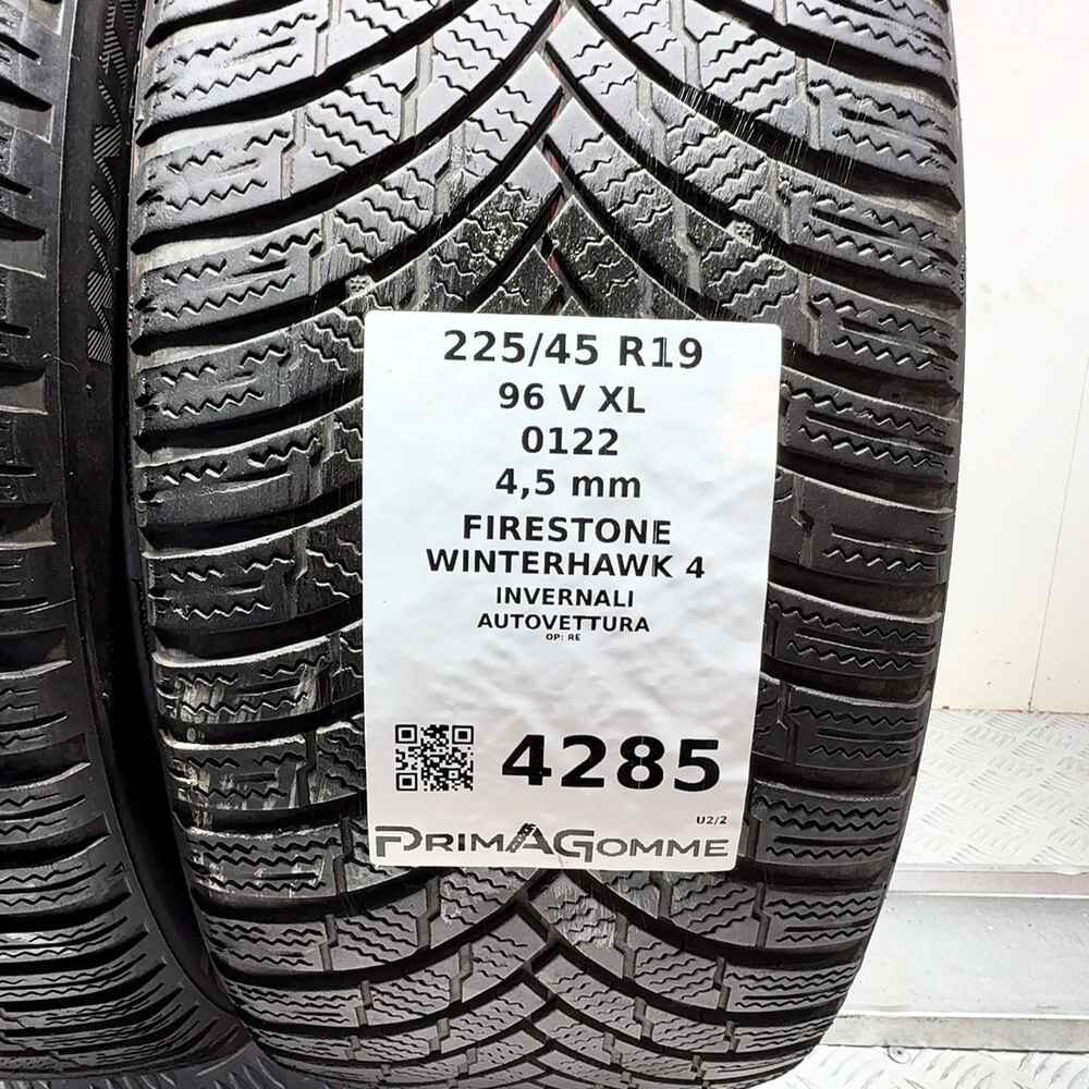 Gomme Usate 225 45 R19 96V XL Firestone Winterhawk 4 Invernali - immagine 3