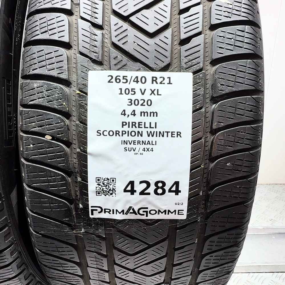 Gomme Usate 265 40 R21 105V XL Pirelli Scorpion Winter Invernali - immagine 3
