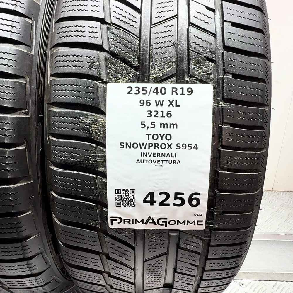 Gomme Usate 235 40 R19 96W XL Toyo Snowprox S954 79% Invernali - immagine 3