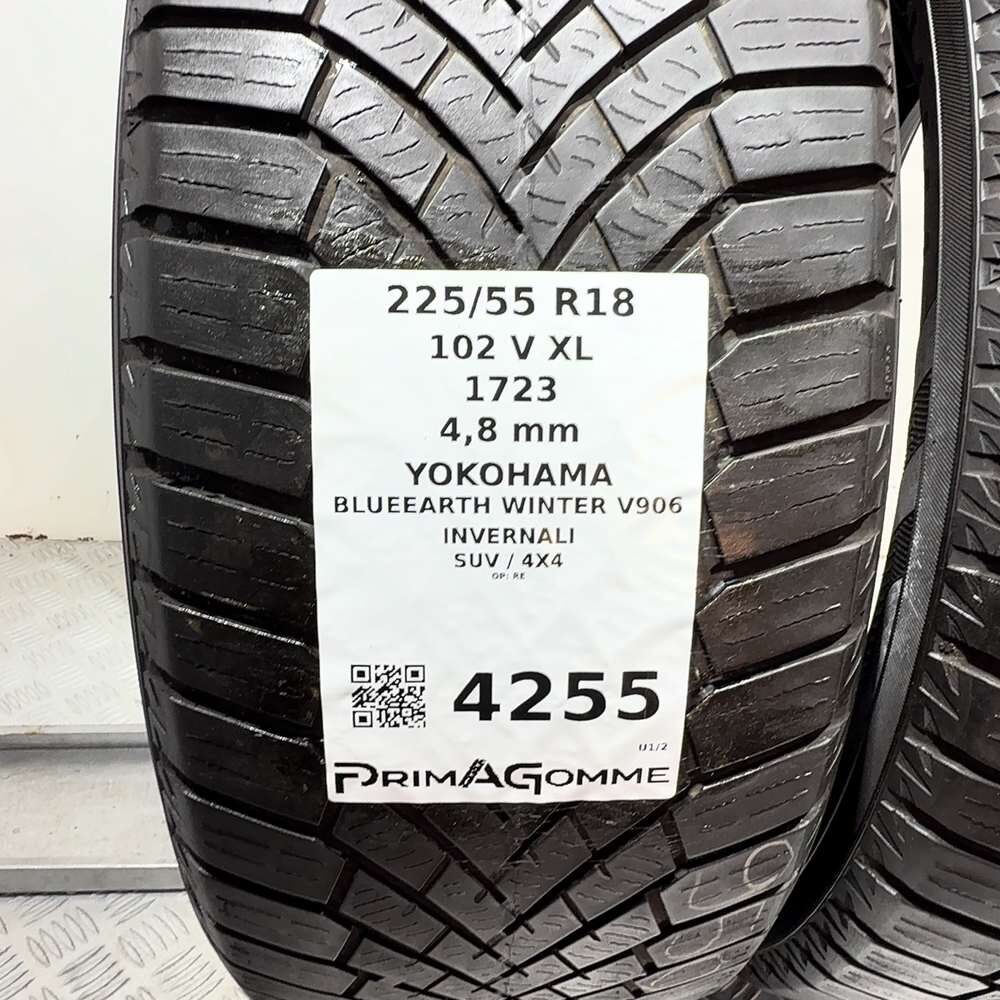 Gomme Usate 225 55 R18 102V XL Yokohama Blueearth Winter V906 Invernali - immagine 3