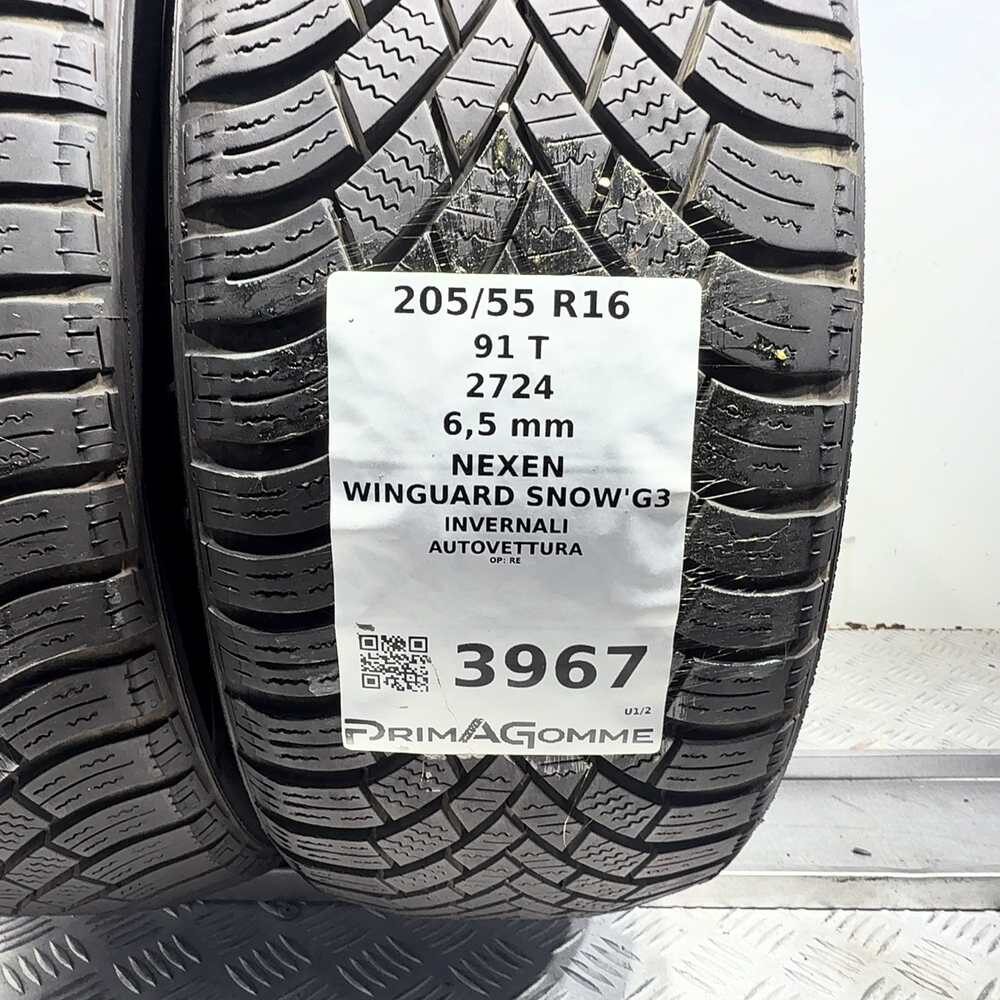 Gomme Usate 205 55 R16 91T Nexen Winguard Snow'G3 93% Invernali - immagine 3