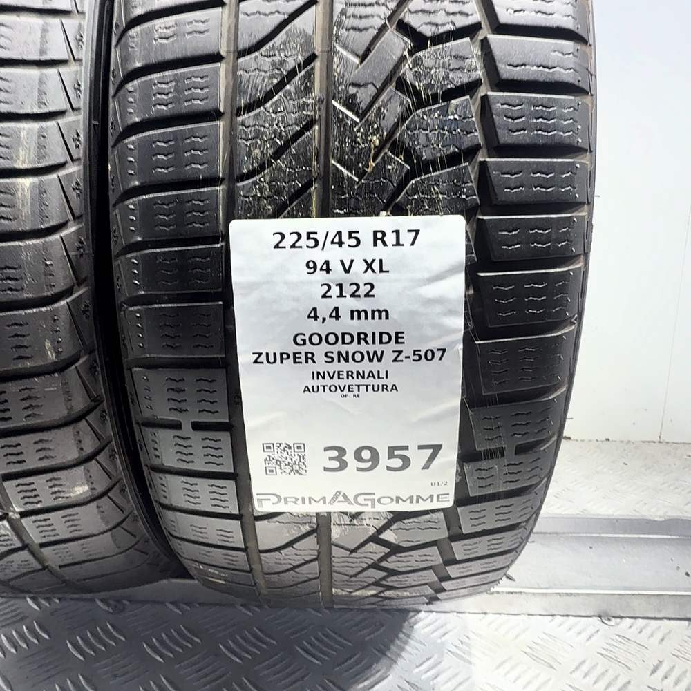 Gomme Usate 225 45 R17 94V XL Goodride Zuper Snow Z-507 Invernali - immagine 3