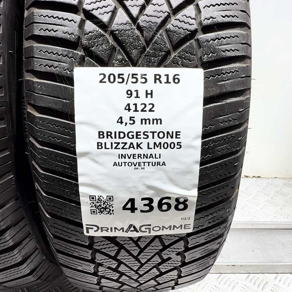 Gomme Usate 205 55 R16 91H Bridgestone Blizzak LM005 Invernali - immagine 3