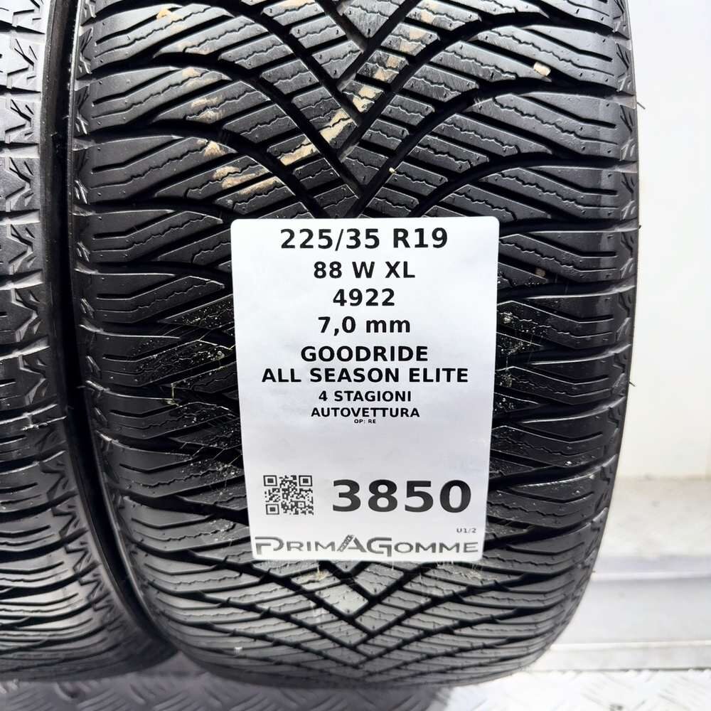 Gomme Usate 225 35 R19 88W XL Goodride All Season Elite 98% 4 Stagioni - immagine 3
