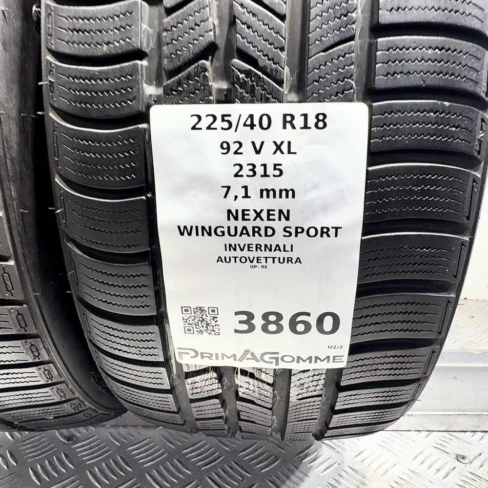 Gomme Usate 225 40 R18 92V XL Nexen Winguard Sport Invernali - immagine 3