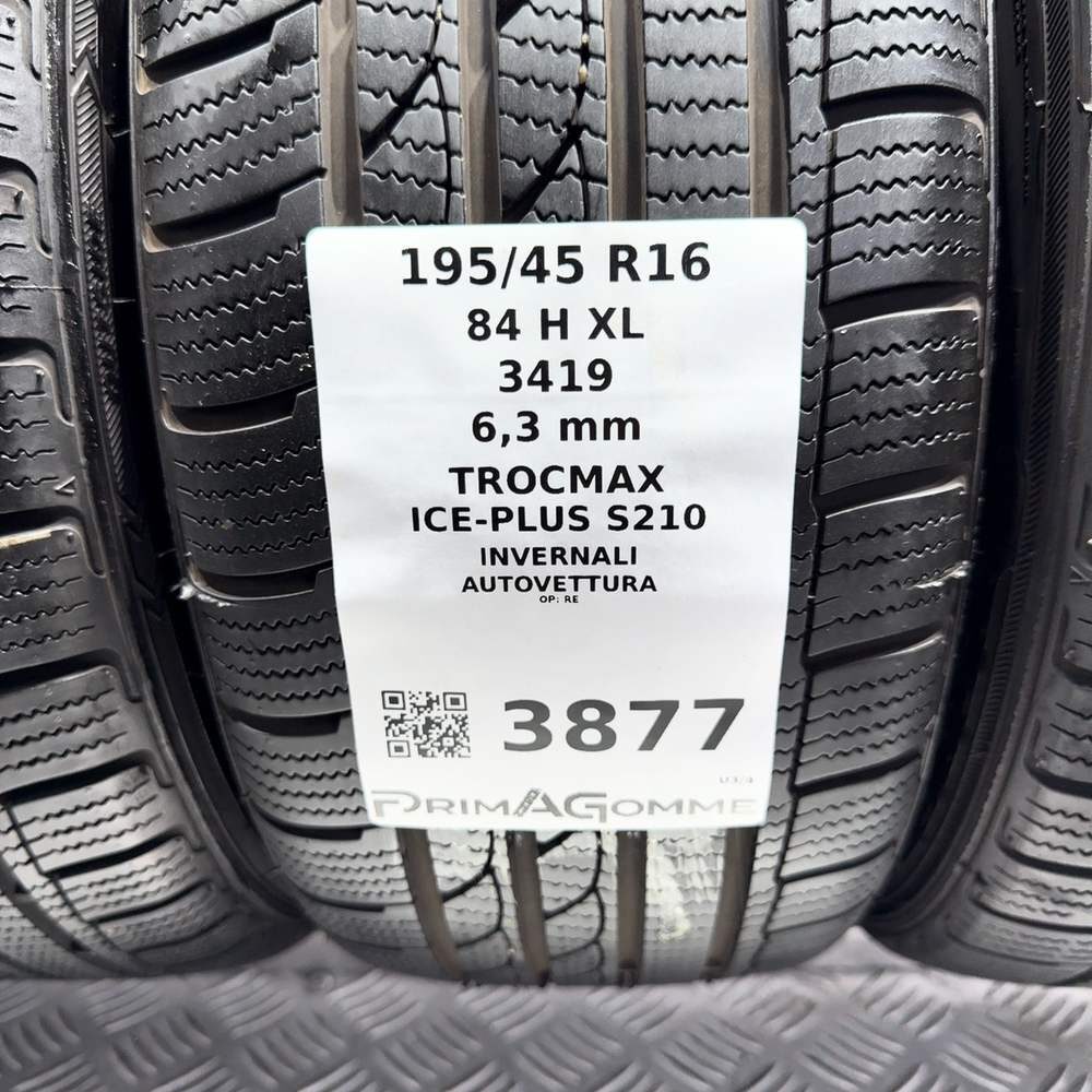 Gomme Usate 195 45 R16 84H XL Tracmax Ice-Plus S210 90% Invernali - immagine 3