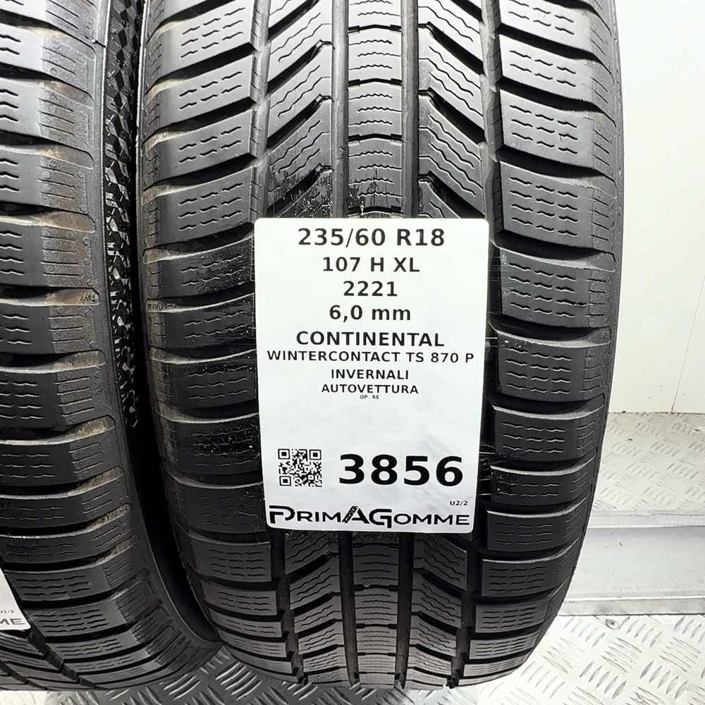 Gomme Usate 235 60 R18 107H XL Continental Wintercontact TS 870 P 86% Invernali - immagine 3