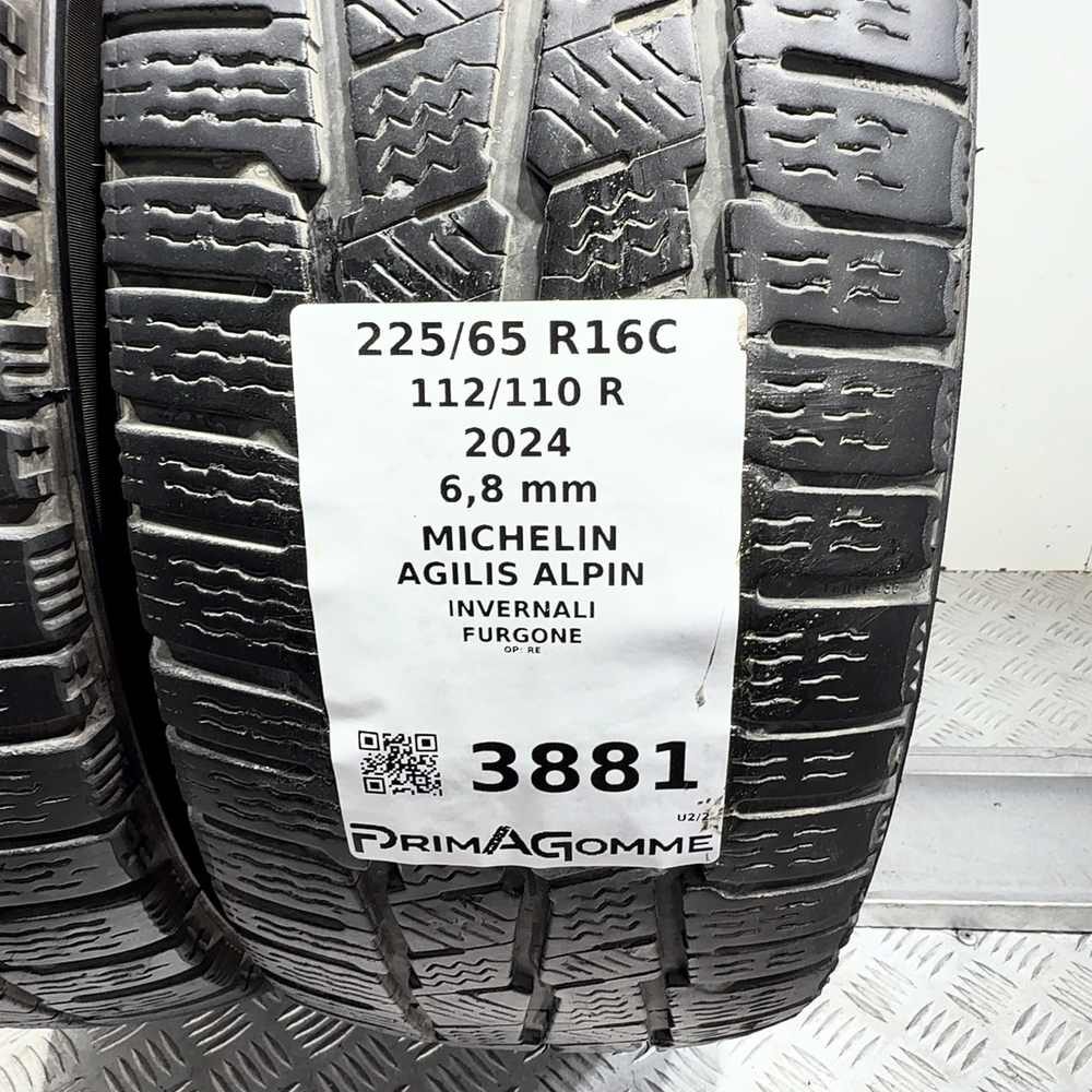 Gomme Usate 225 65 R16C 112/110R Michelin Agilis Alpin 97% Invernali - immagine 3
