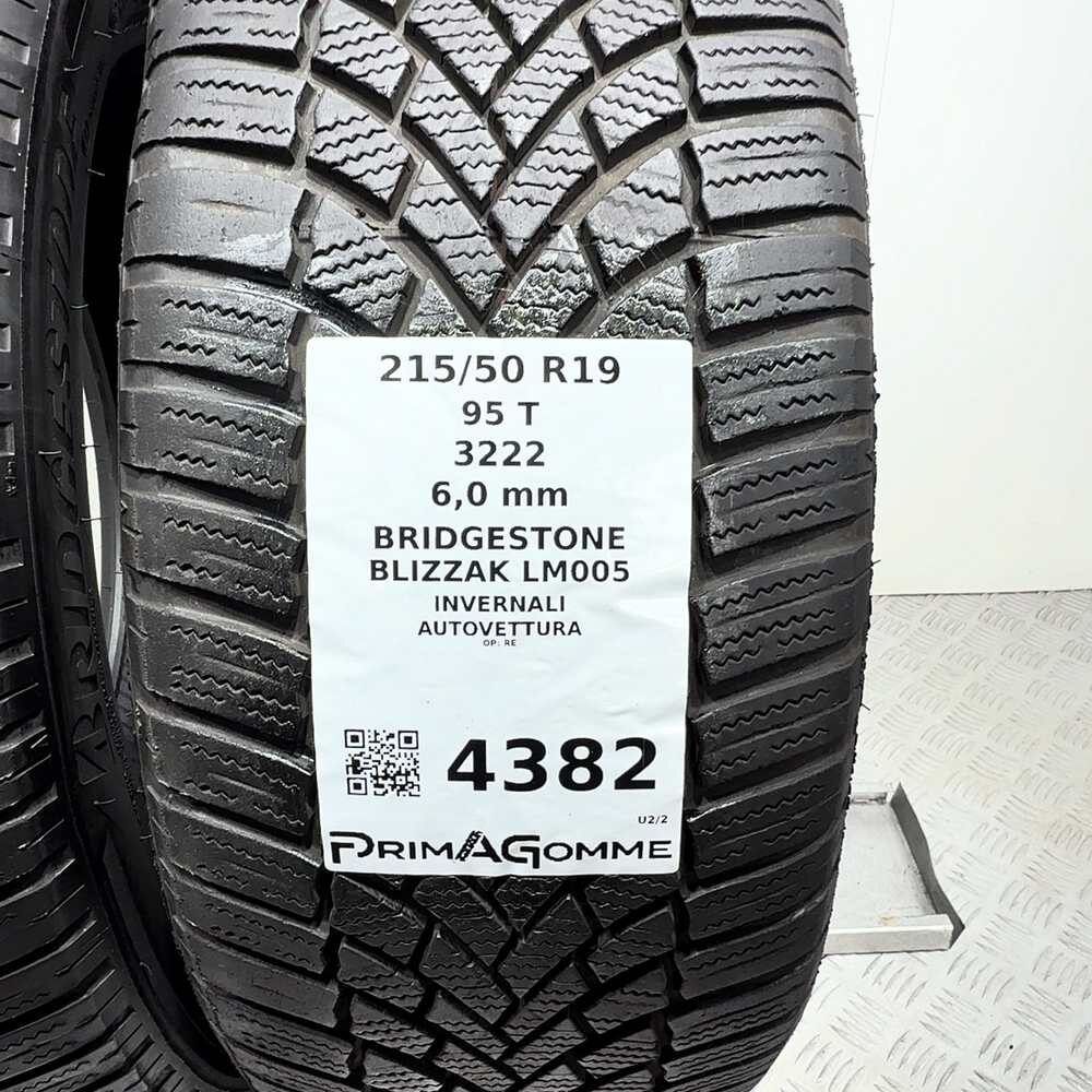 Gomme Usate 215 50 R19 95T Bridgestone Blizzak LM005 86% Invernali - immagine 3