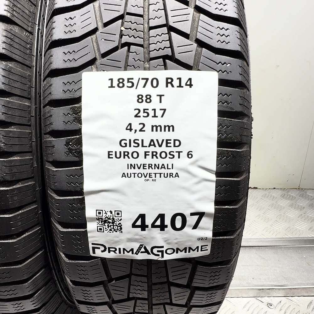 Gomme Usate 185 70 R14 88T Gislaved Euro Frost 6 Invernali - immagine 3