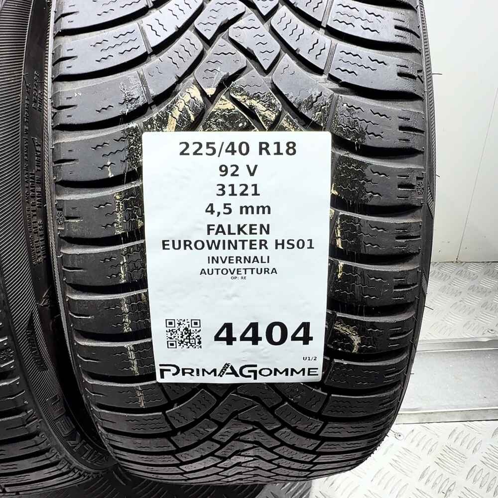 Gomme Usate 225 40 R18 92V Falken Eurowinter HS01 Invernali - immagine 3