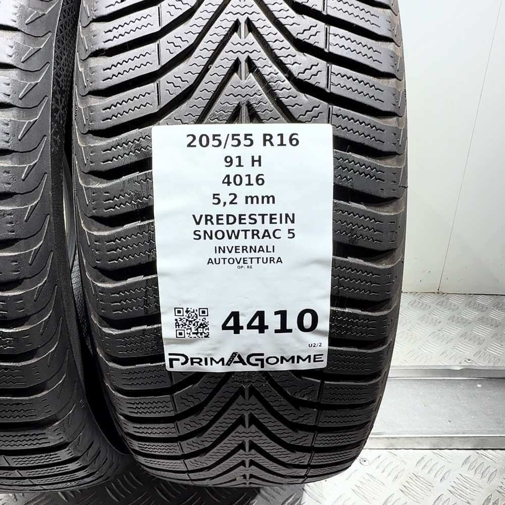 Gomme Usate 205 55 R16 91H Vredestein Snowtrac 5 74% Invernali - immagine 3