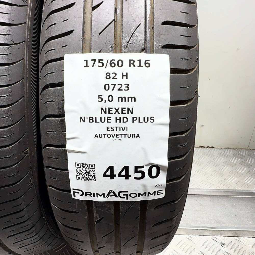 Gomme Usate 175 60 R16 82H Nexen N'Blue HD Plus 71% Estive - immagine 3
