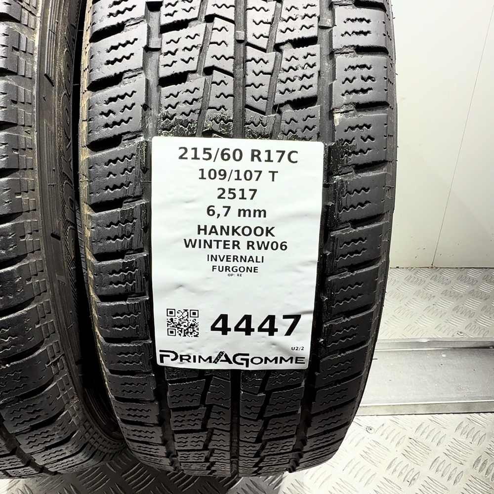 Gomme Usate 215 60 R17C 109/107T Hankook Winter RW06 96% Invernali - immagine 3