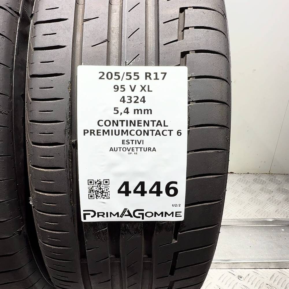 Gomme Usate 205 55 R17 95V XL Continental Premiumcontact 6 77% Estive - immagine 3