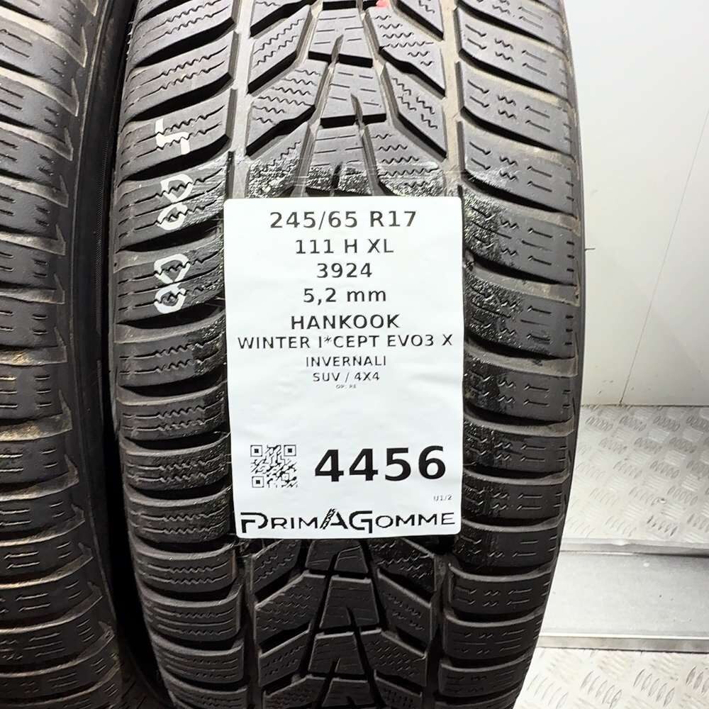 Gomme Usate 245 65 R17 111H XL Hankook Winter I*Cept Evo3 X 74% Invernali - immagine 3