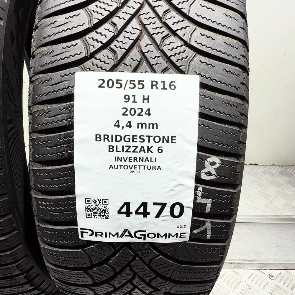 Gomme Usate 205 55 R16 91H Bridgestone Blizzak 6 Invernali - immagine 3