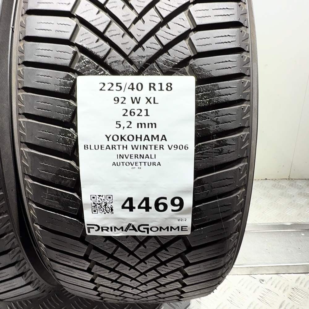 Gomme Usate 225 40 R18 92W XL Yokohama Bluearth Winter V906 74% Invernali - immagine 3